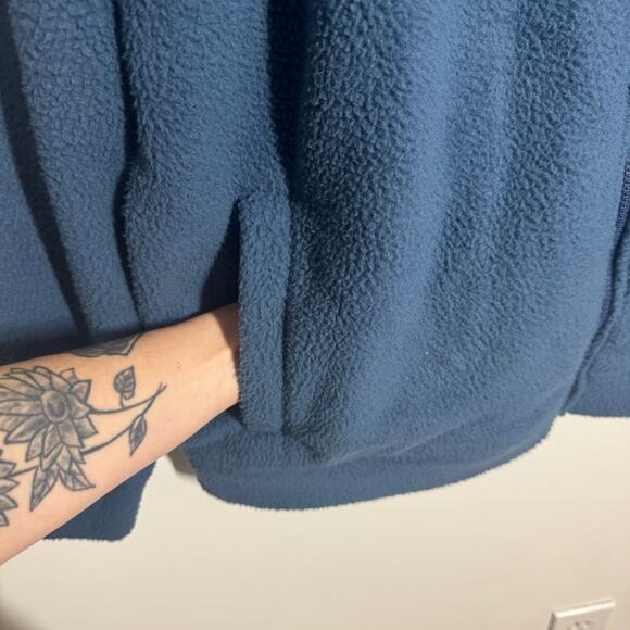 Orvis Jacket Men XL Full Zip Fleece Blue Logo Patch Gorpcore Outdoor Hiking Coat - Picture 7 of 11